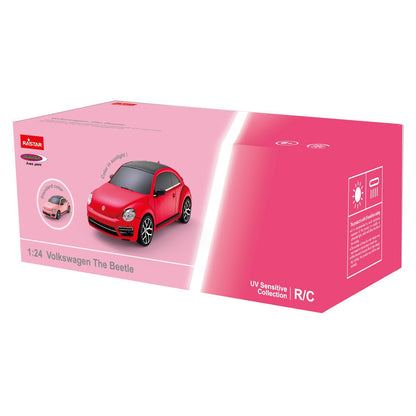 VW Beetle 1:24 pink/rot 2,4GHz UV Photochromic Serie