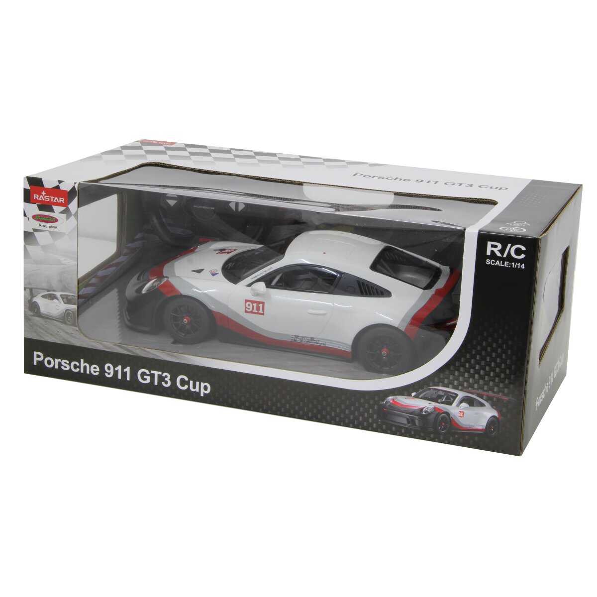 Porsche 911 GT3 Cup 1:14 weiss 2,4GHz