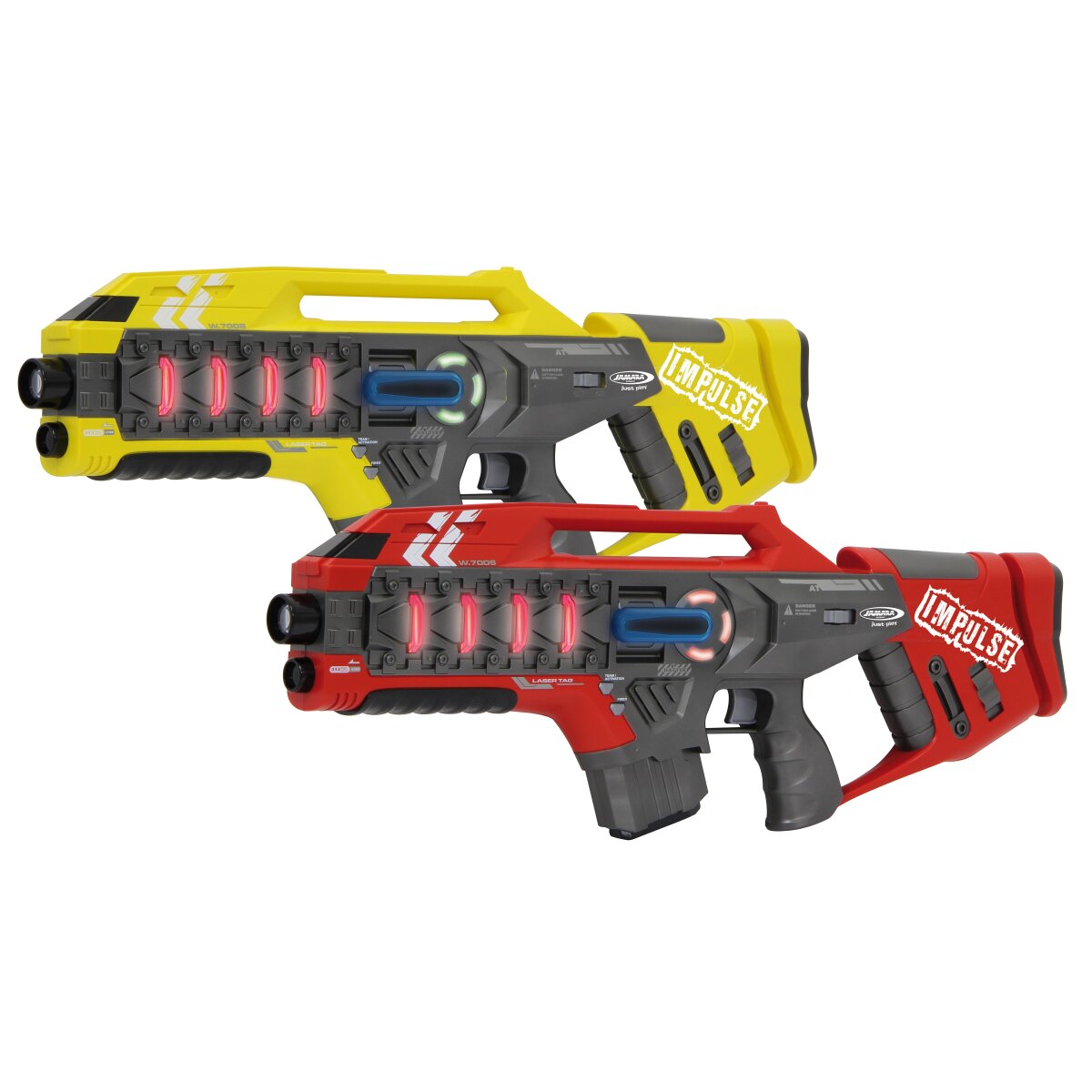 Impulse Laser Gun Rifle Set gelb/rot