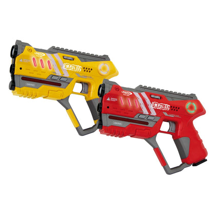 Impulse Laser Gun Pistol Set gelb/rot