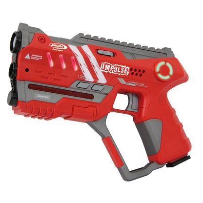 Impulse Laser Gun Pistol Set gelb/rot