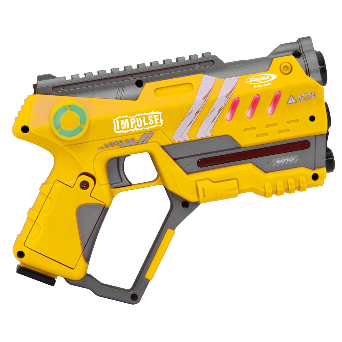 Impulse Laser Gun Pistol Set gelb/rot  