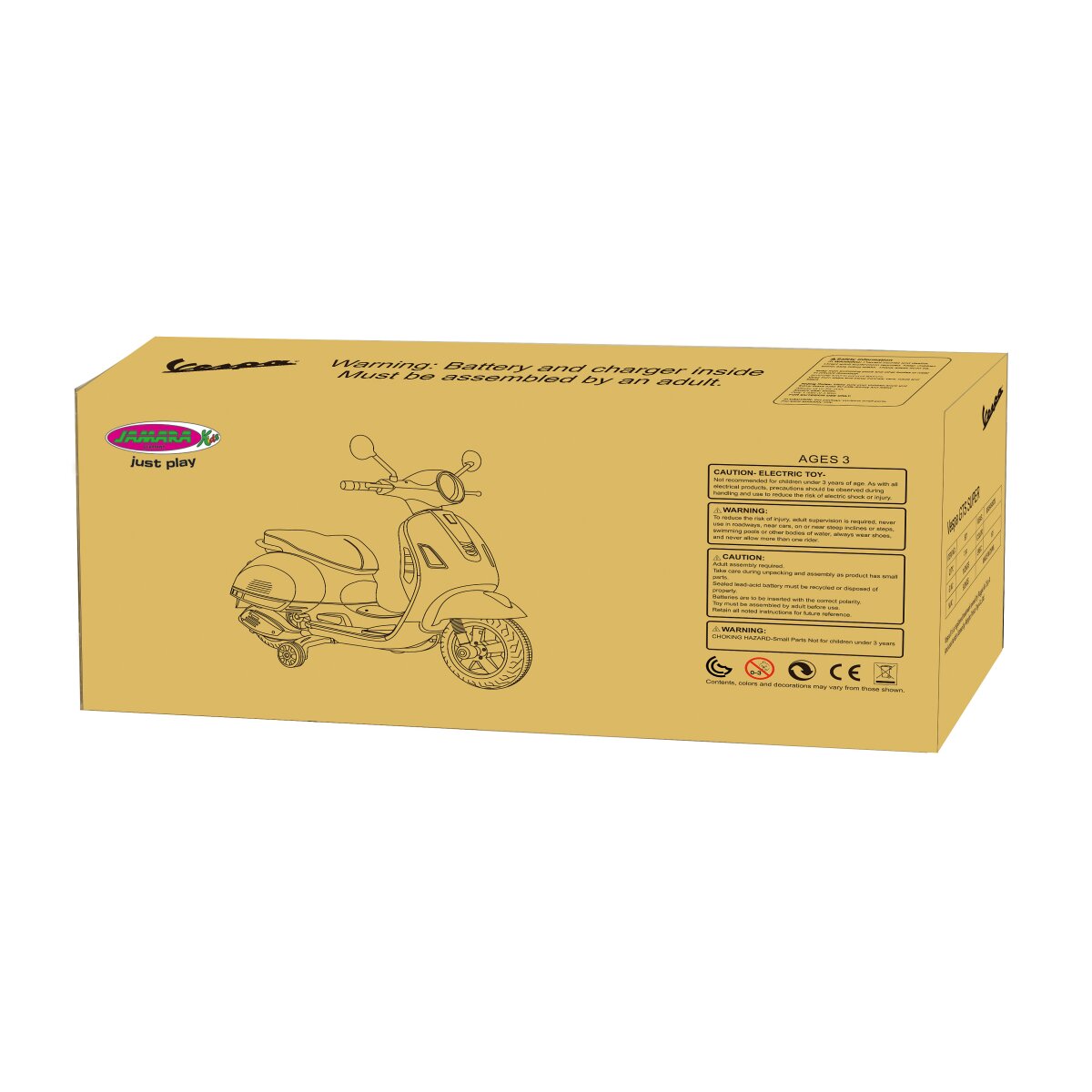 Ride-on Vespa GTS 125 pink 12V