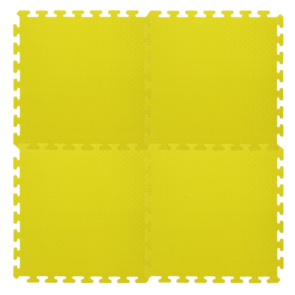 Puzzlematten gelb 50 x 50 cm 4tlg.  