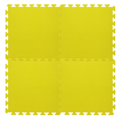 Puzzlematten gelb 50 x 50 cm 4tlg.  